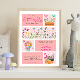 Poster A borboleta pequena está a caminho do branco