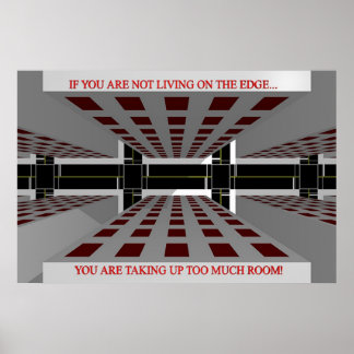 Pôster A borda (impressão)