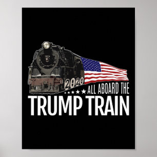 Poster A Bordo Do Comboio De Bomba De 2020: Reeleição Da 
