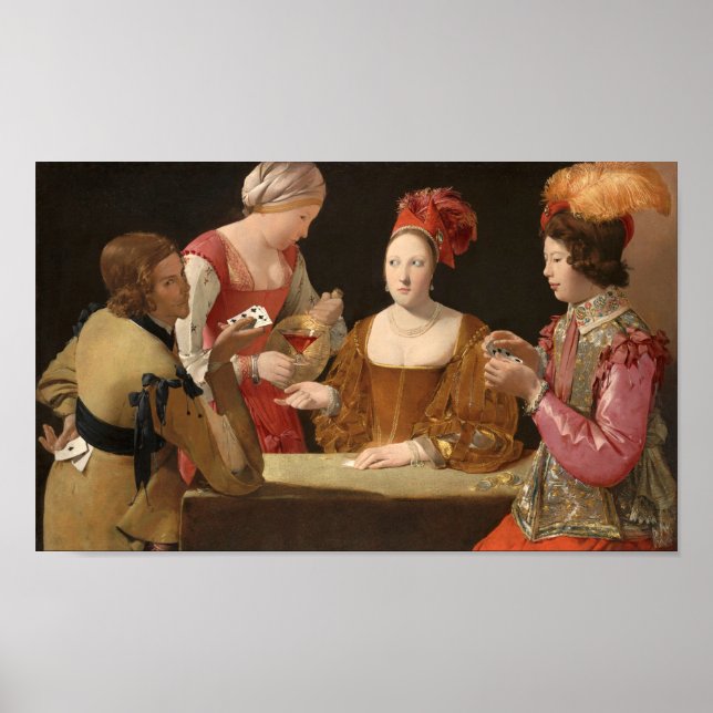 Poster A Briga com o Ace dos Clubs, La Tour (Frente)