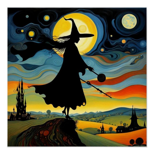 Pôster A Bruxa assiste (Frente)