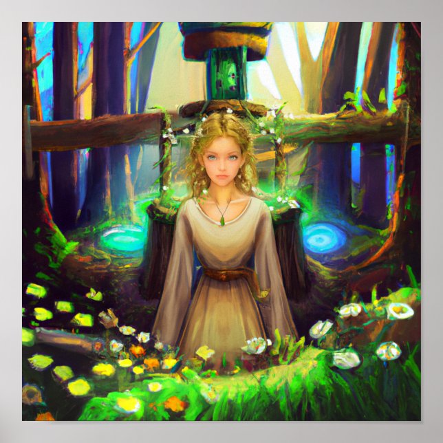 Poster A Bruxa da Floresta (Frente)