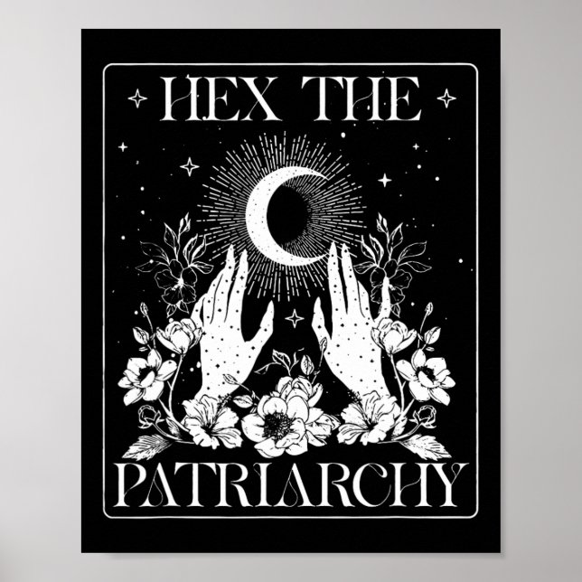 Poster A Bruxa Feminista do Halloween Patriarcado (Frente)