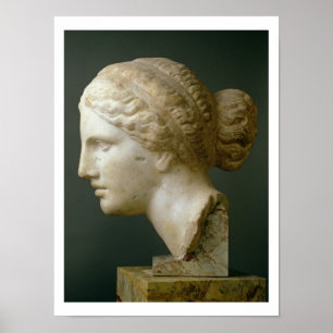 Poster A cabeça de Kauffmann, romana (mármore)