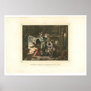 Poster A cabine do mineiro, resultado do dia (0155A)