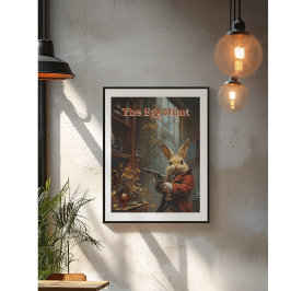 Poster A caça ao ovo, caça ao coelho da Páscoa