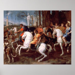 Pôster A caça do varrão de Calydonian, 1637-38