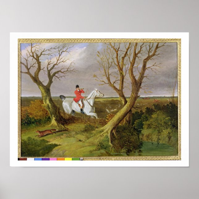 Pôster A Caça Suffolk - Foi-se embora (óleo na canvas) (Frente)