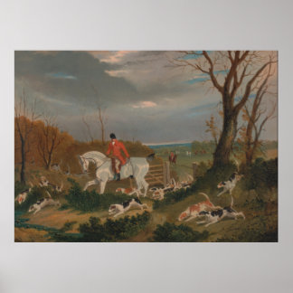 Pôster A Caça Suffolk - John Frederick Herring