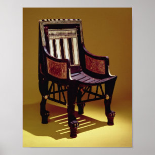 Pôster A cadeira da criança, do Tutankhamun