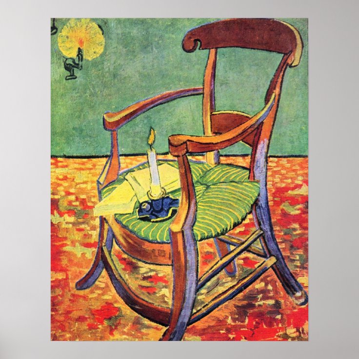Someday South America Choice Pôster A cadeira de Paul Gauguin por Vincent van Gogh | Zazzle.com.br