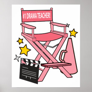 Poster A Cadeira do diretor: Professor do drama do númer