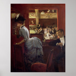 Pôster A caixa pelas tendas, c.1883