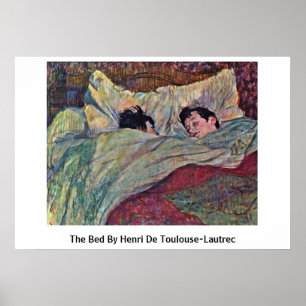 Poster A cama por Henri De Toulouse-Lautrec