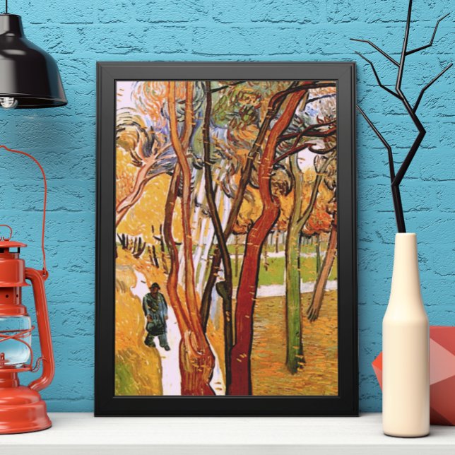 Poster A Caminhada: Folgas Caindo por Vincent van Gogh (Criador carregado)