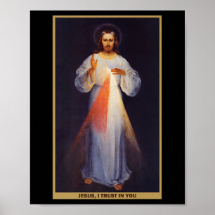 Poster A Camisa da Divina Misericórdia Premium