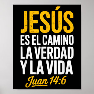 Poster A Camisa De Jesus Em Espanhol Cristão Espanhol