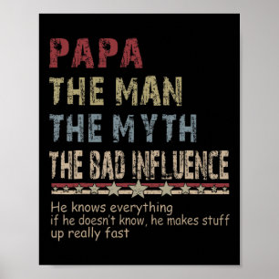 Poster A Camisa do Homem o Mito a Má Influência Pais D