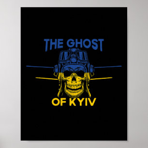 Poster A Camisa Fantasma de Kiev Apoia a Ucrânia #nowar S