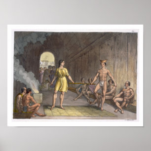 Pôster A Canadian Indian marriage ceremony, from 'Le Cost