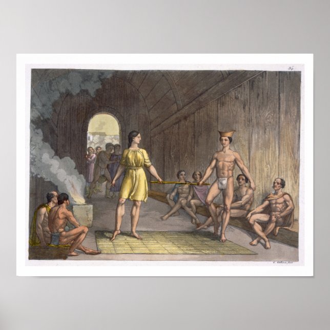 Pôster A Canadian Indian marriage ceremony, from 'Le Cost (Frente)