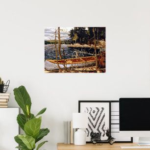 Poster A Canoa, arte de Tom Thomson,
