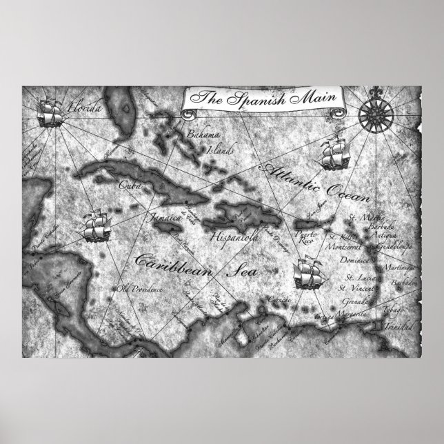 Poster A Canvas principal espanhola (Frente)