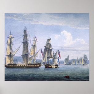 Poster A captação de Le Sparviere o 3 de maio de 1810,