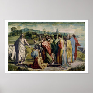 Pôster A carga do cristo a St Peter (desenhos animados