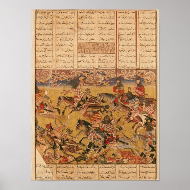 Poster A Carga dos Cavaleiros de Faramouz (Frente)