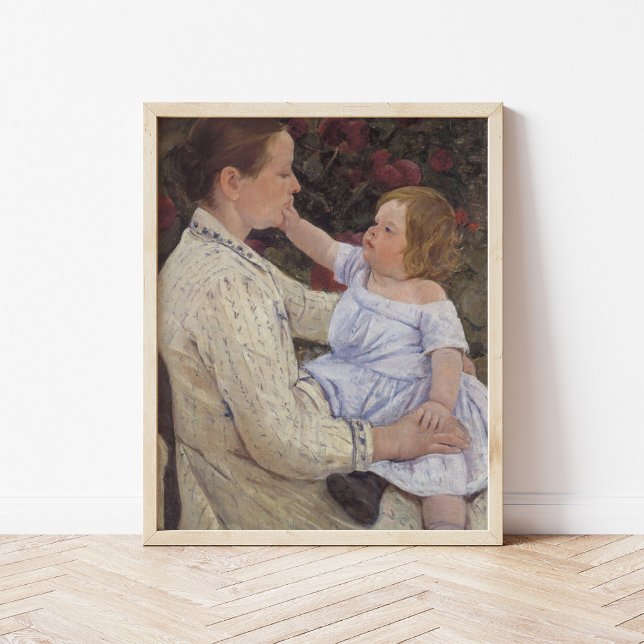 Poster A Carícia da Criança | Mary Cassatt (Criador carregado)