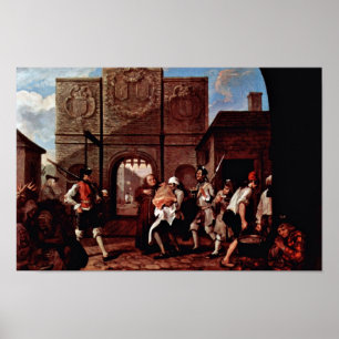 Poster A carne assada de Inglaterra velha, igualmente