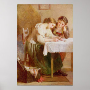 Pôster A carta de amor, 1871