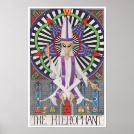 Poster A carta de tarô do Hierofante