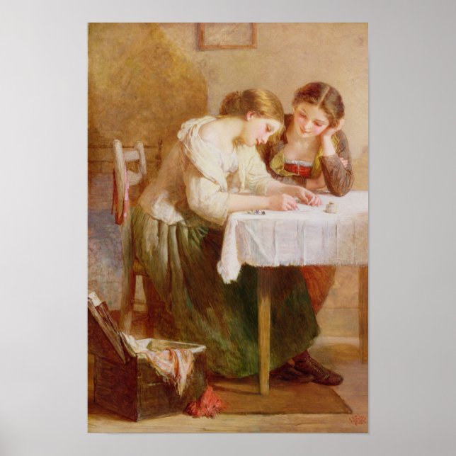 Pôster A Carta do Amor, 1871 (Frente)