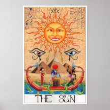 A carta do tarot do Sol