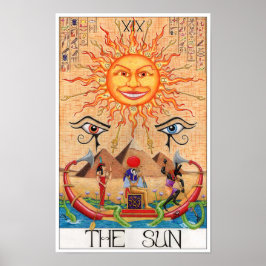 Poster A carta do tarot do Sol