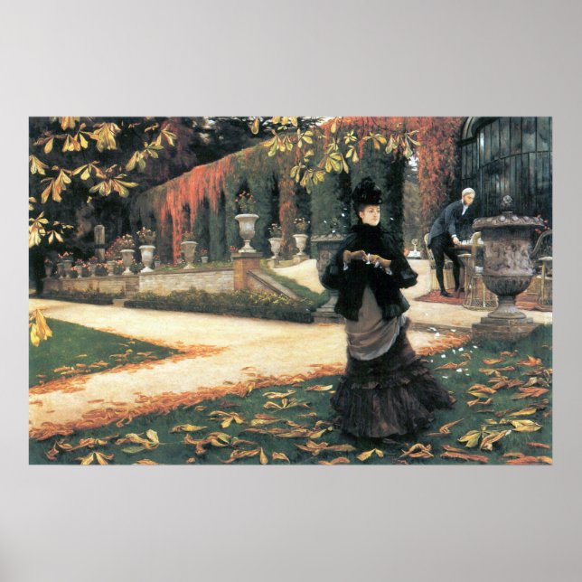 Pôster A carta foi útil por James Tissot (Frente)