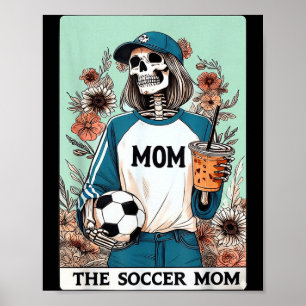 Poster A carta tarô da mãe de futebol americano do esquel
