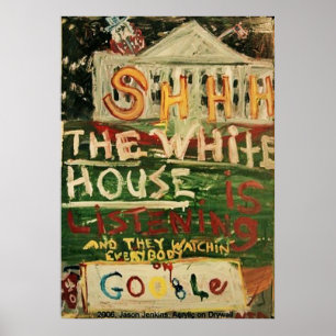POSTER A CASA BRANCA ESTÁ OUVINDO