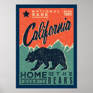 Poster A casa do Yosemite carrega Califórnia