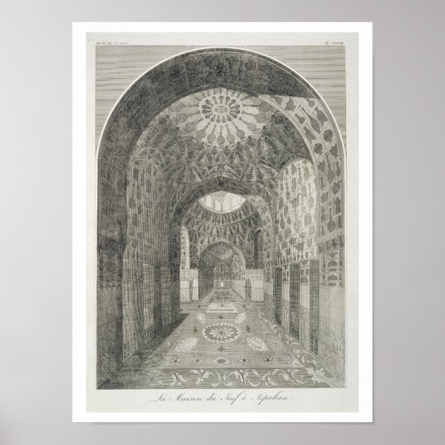 Pôster A Casa dos Judeus em Isfahan, de "Voyages du (Frente)