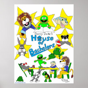 Pôster A CASA DOS SOLTEIROS de Barry Duke