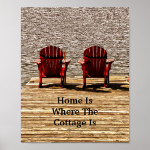 Poster A casa é o lugar onde a casa de campo está