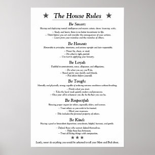 Poster A casa ordena v3white