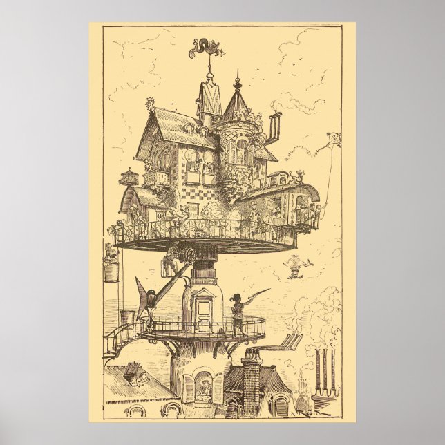 Poster A Casa Rotativa (Frente)