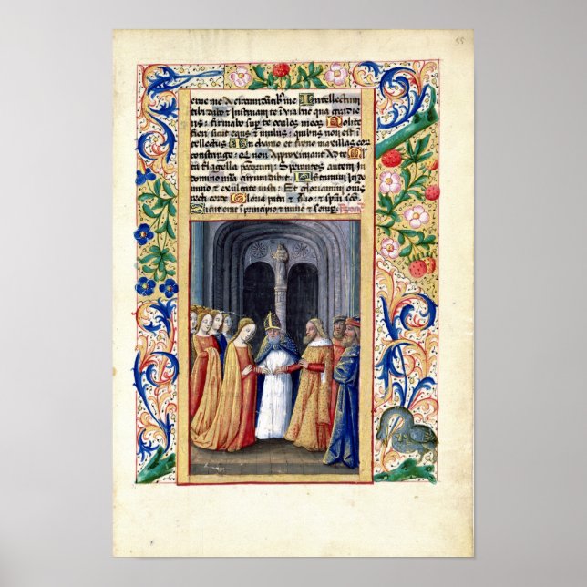 Pôster A casamento de Michal a David (Frente)