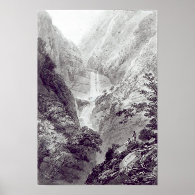 Poster A Cascata de Minzapezo (Frente)