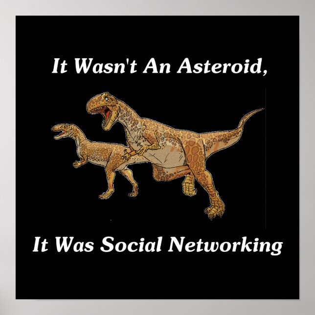 Pôster A Causa Real Da Extinção Do Dinossauro (Frente)