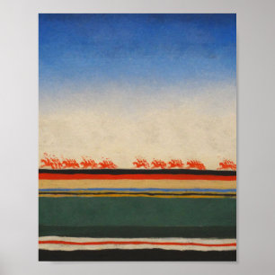 Poster A Cavalaria Vermelha De Kazimir Malevich